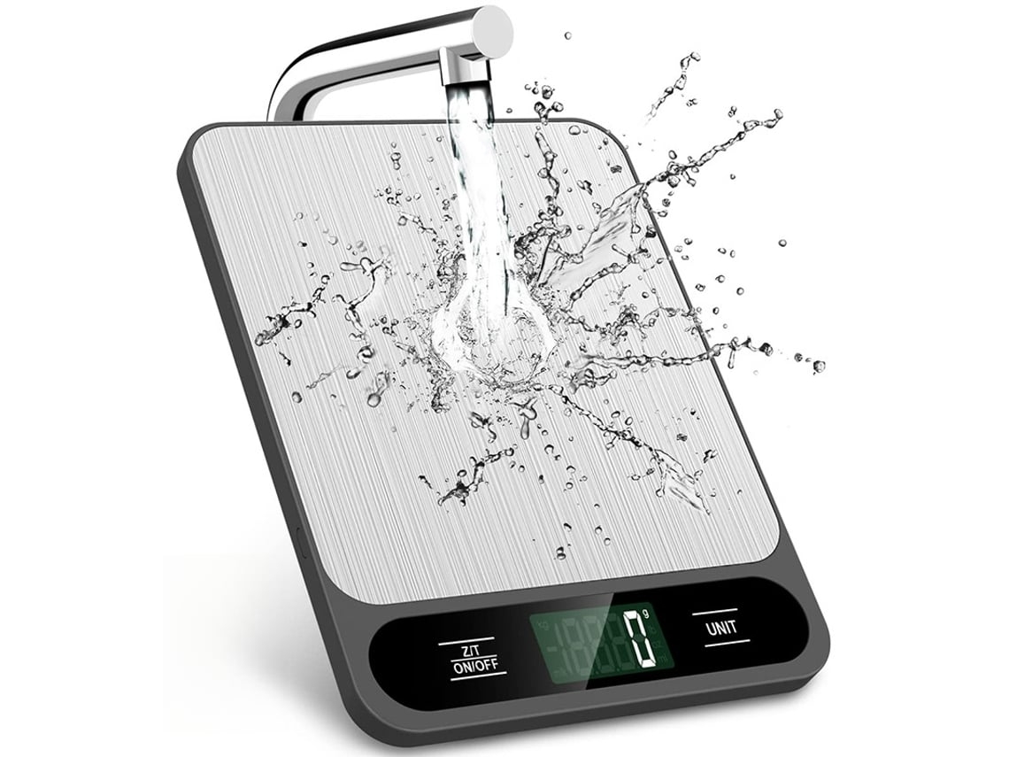 Balanza Electrónica De Alta Precisión Para Alimentos, Fabricada En Acero Inoxidable, Con Capacidad De 10 Kg/1 G Y Recargable.