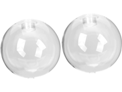 Juego De 2 Lámparas Colgantes Con Globo De Cristal, Diseño Sencillo Para Lámparas Colgantes Decorativas.