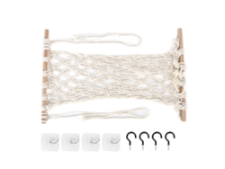 Hamaca Colgante De Red De Algodón Para Frutas, Cesta De Frutas Para La Cocina, Decoración Del Hogar Y Almacenamiento.
