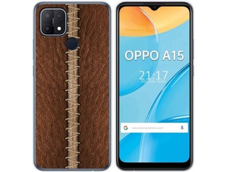 Carcasa Oppo A15 TUMUNDOSMARTPHONE Cuero 01 Multicolor