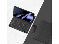 Funda con teclado para Lenovo Idea Tab 11 2025 TB336ZU con ratón, color negro (Digitallab)