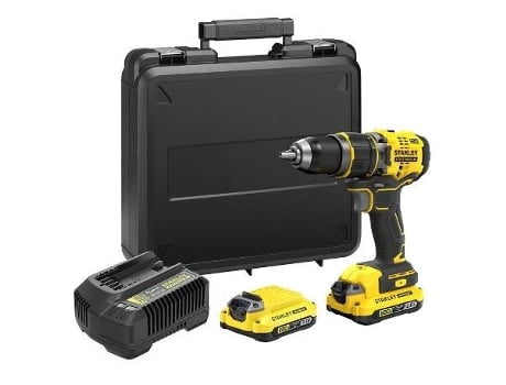 Taladro Percutor-Atornillador STANLEY SFMCD721D2K - 18V 2.0Ah
