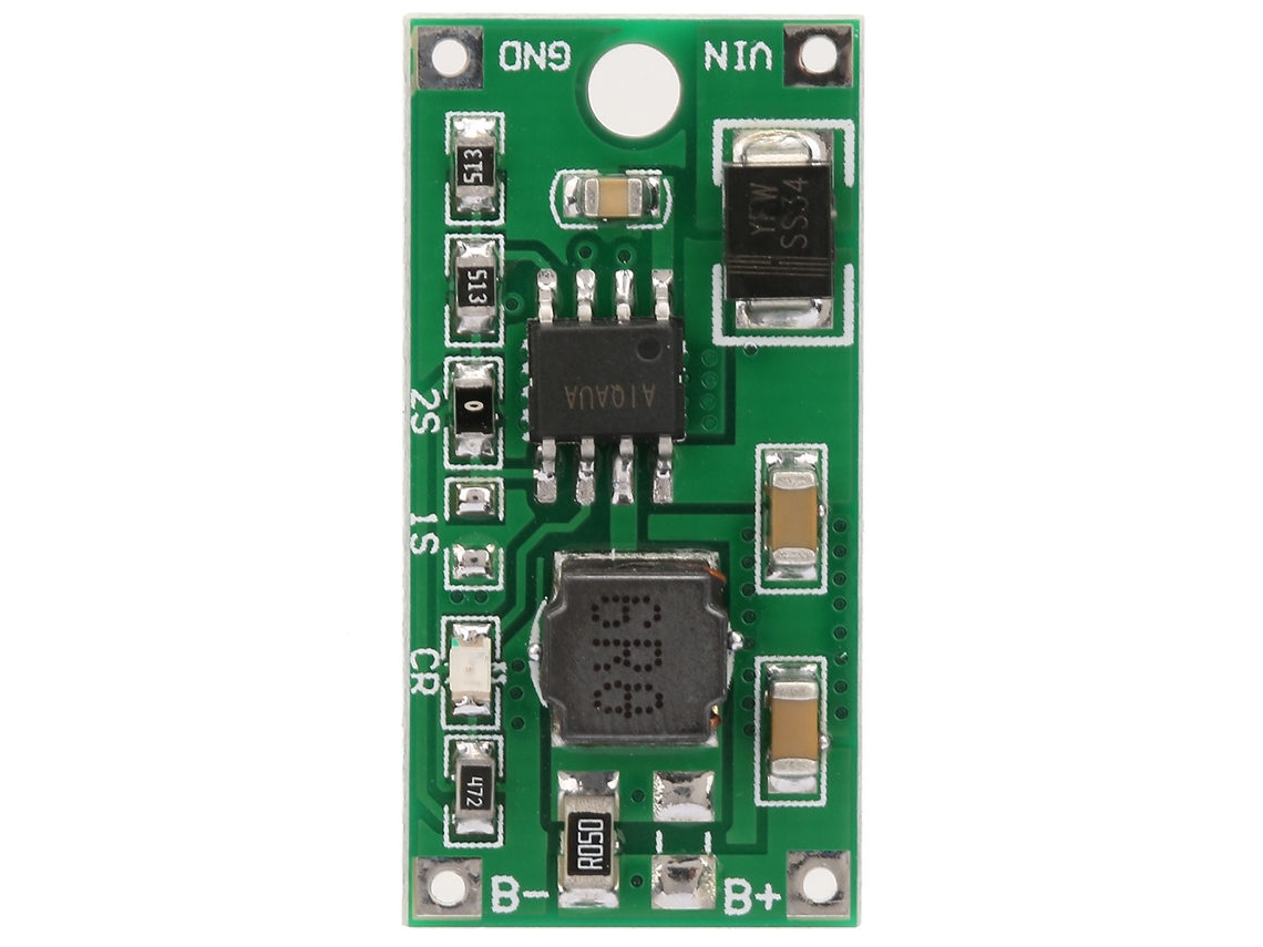 Módulo Cargador Batería Li-ion 18650 1s/2s/3s Dc 5-23v A 4.2v/8.4v/12.6v (2s-0.5a)