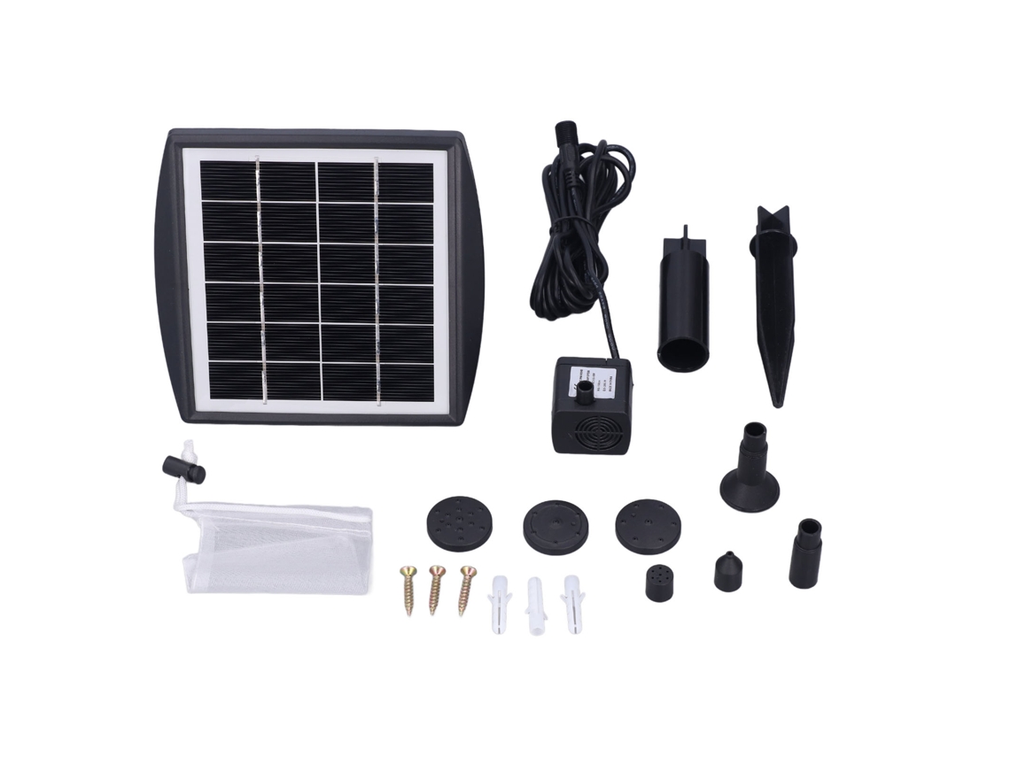 Bomba solar sumergible sin escobillas para fuentes, oxigenación de tanques, piscinas y acuarios.