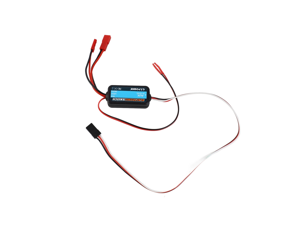 Ymsl Interruptor Electrónico Compacto Para Coche Rc, Avión Y Helicóptero, Control De Iluminación Y Motor, Piezas De Repuesto Rc Hxl