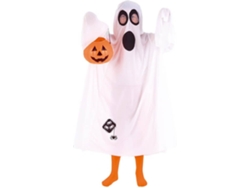 Disfraz Unisex DISFRAZZES Fantasma Blanco Con Araña (Talla: 8 a 10 años)