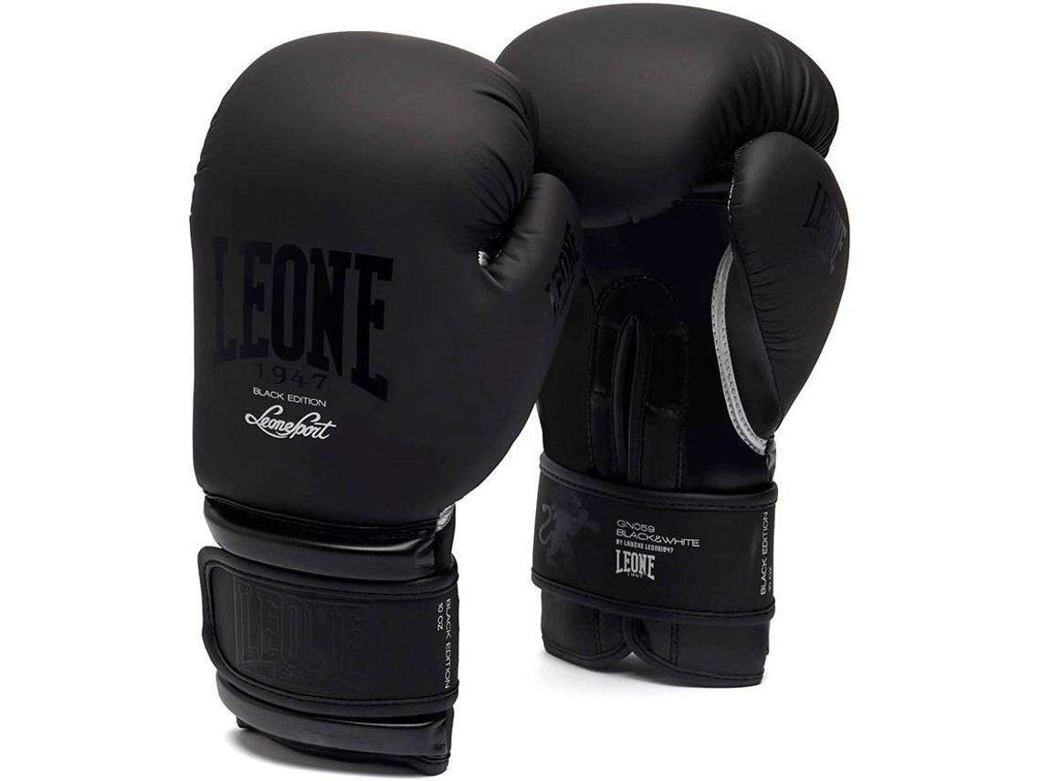 Guantes de Muay LEONE1947 Edición Black Negro (10 Oz M)