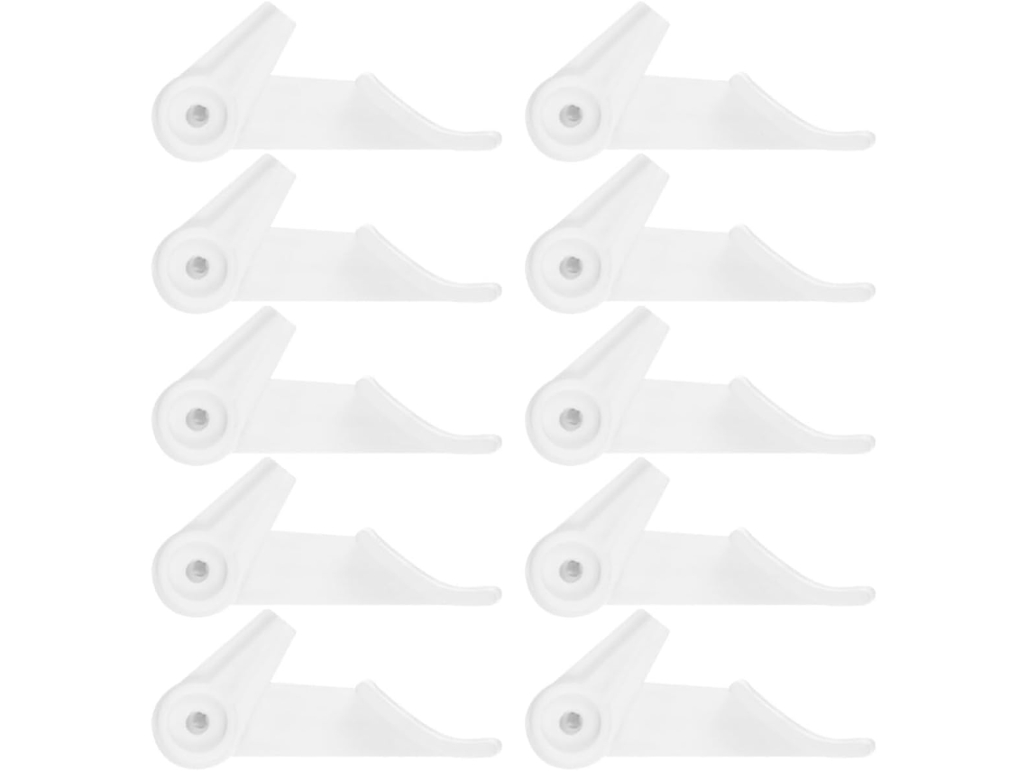60 Clips De Fijación Para Lámparas De Techo Led, Sujetadores Reforzados, Paquete De 6 Unidades.