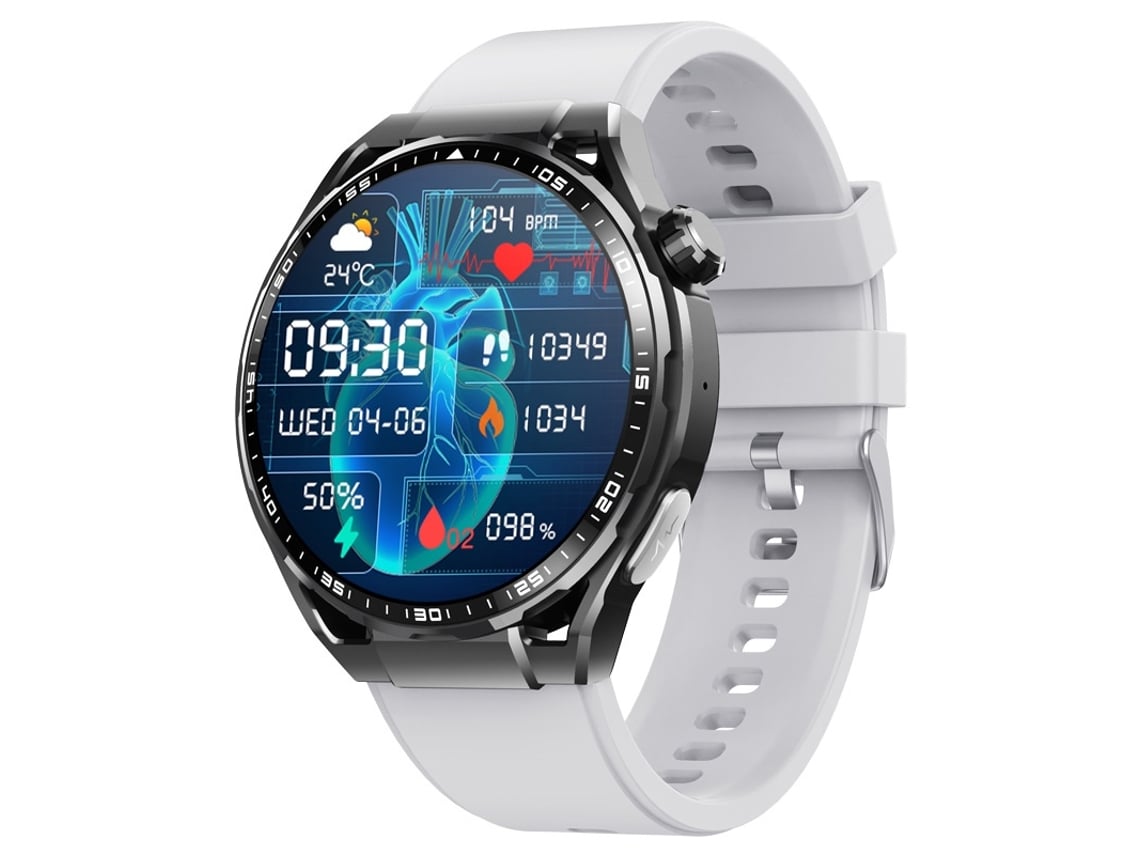 Reloj inteligente con monitor de actividad física para hombre