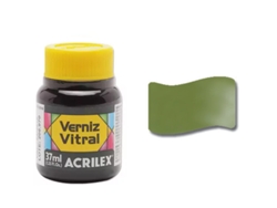 ACRILEX Barniz Vidrieras 37Ml Verde Oliva 545