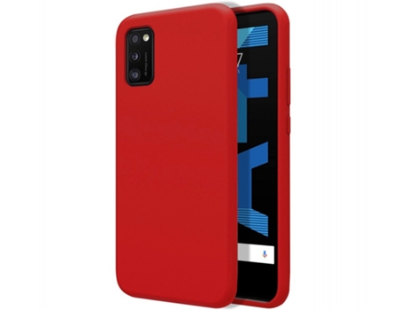 Carcasa Samsung Galaxy A41 TUMUNDOSMARTPHONE Silicona Líquida Rojo