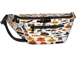 Bolso bandolera unisex Tropicallife con temática de Halloween, 38x25x9x19cm, diseño impermeable.