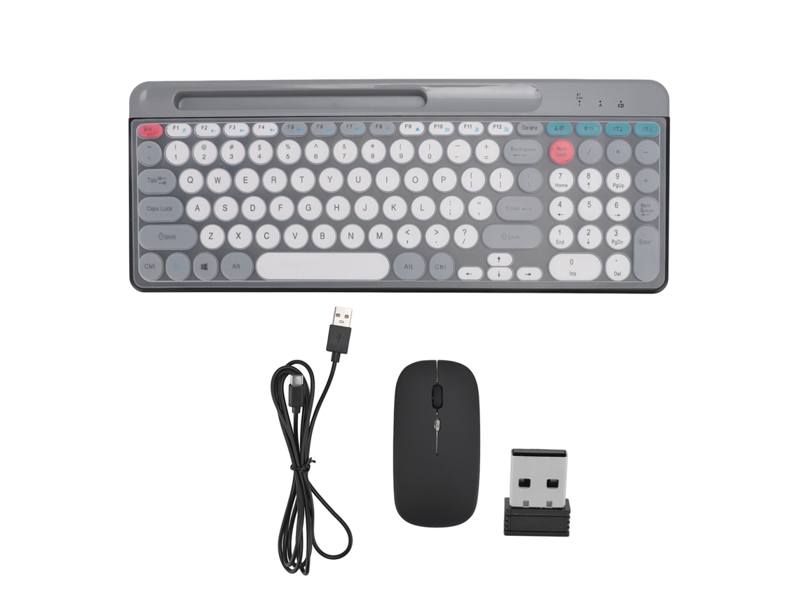Conjunto De Teclado Y Mouse Inalámbrico Bluetooth Para Juegos