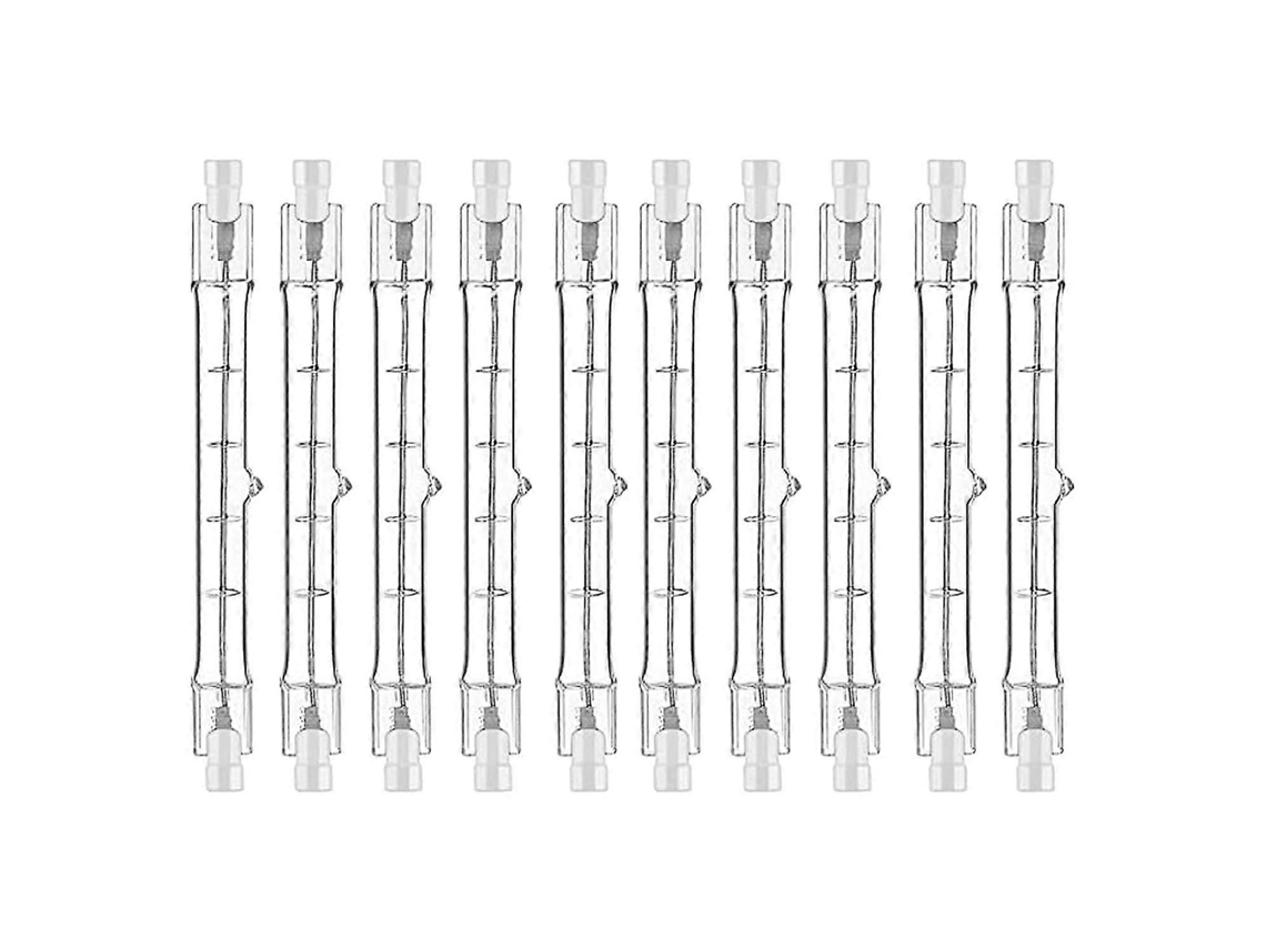 Rebe-bombilla Halógena R7s 118mm 200w 230v Regulable 2700k Cri 99 2500h Paquete De 10 Para Iluminación Industrial Y Hogar