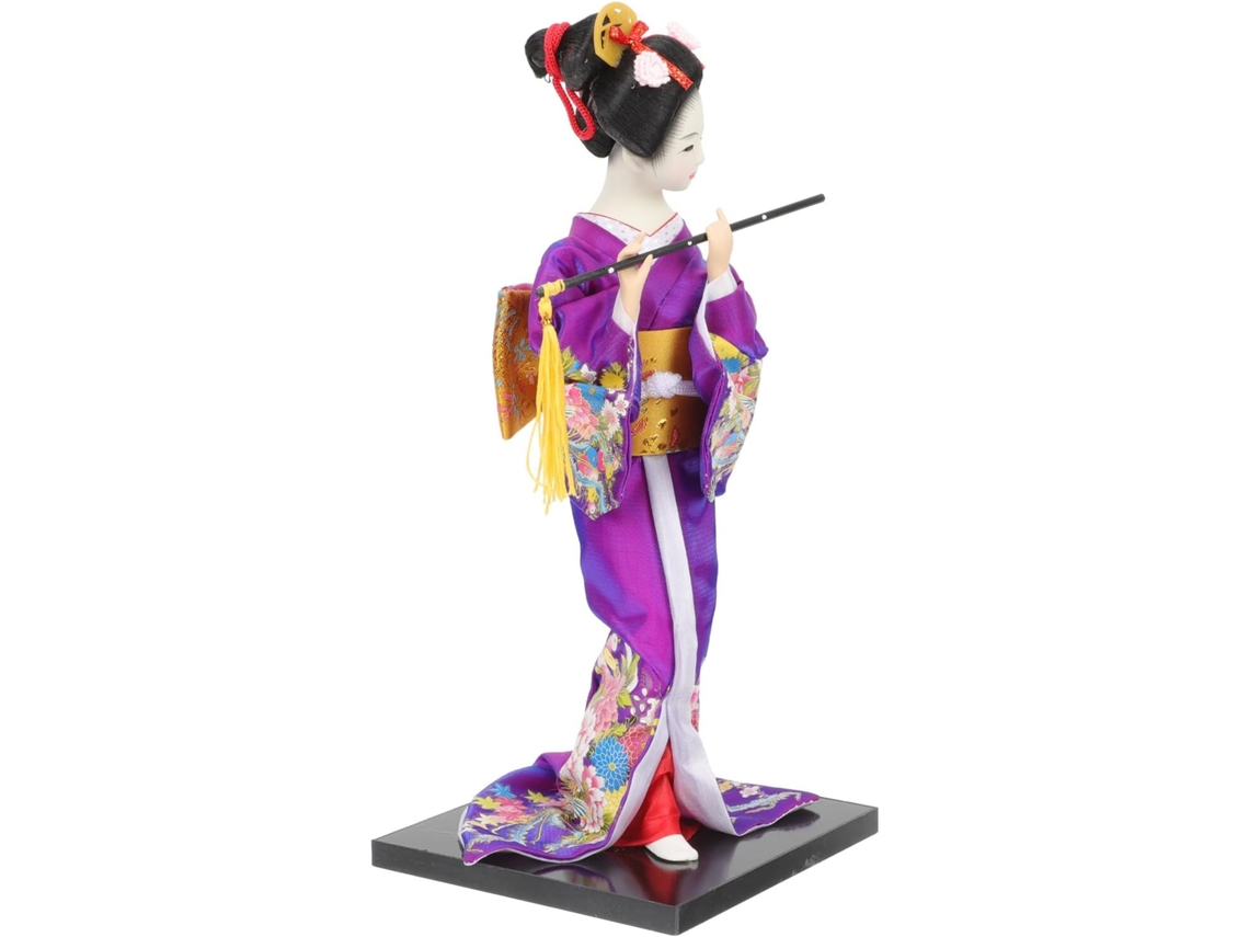 Muñeca Tradicional Japonesa Hecha A Mano Con Kimono, Ideal Para La Decoración Del Hogar, Sala De Estar, Hotel O Colección.