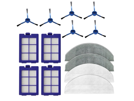 Escovas laterais filtros hepa mop pads para eufy robovac x8 híbrido