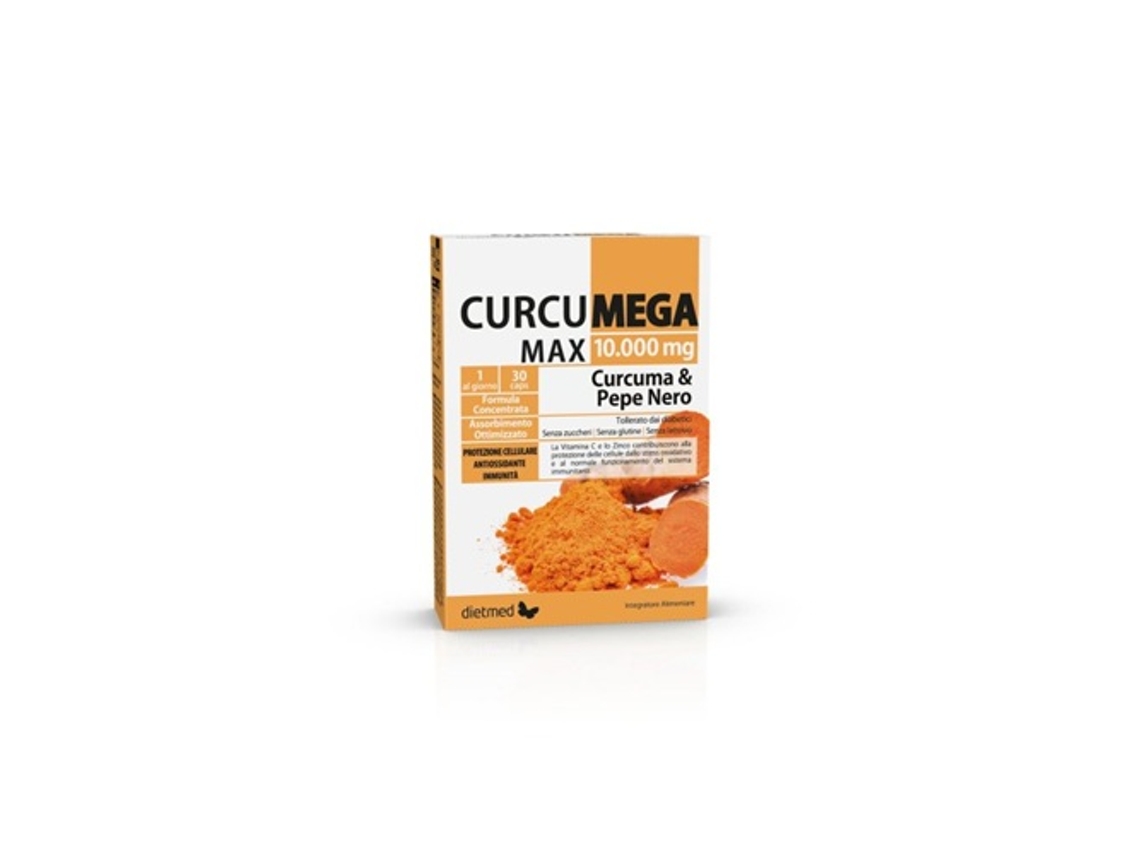 Complemento Alimentar DIETMED Curcumax Complex (Caramelo, Regaliz - 30 Cápsulas)