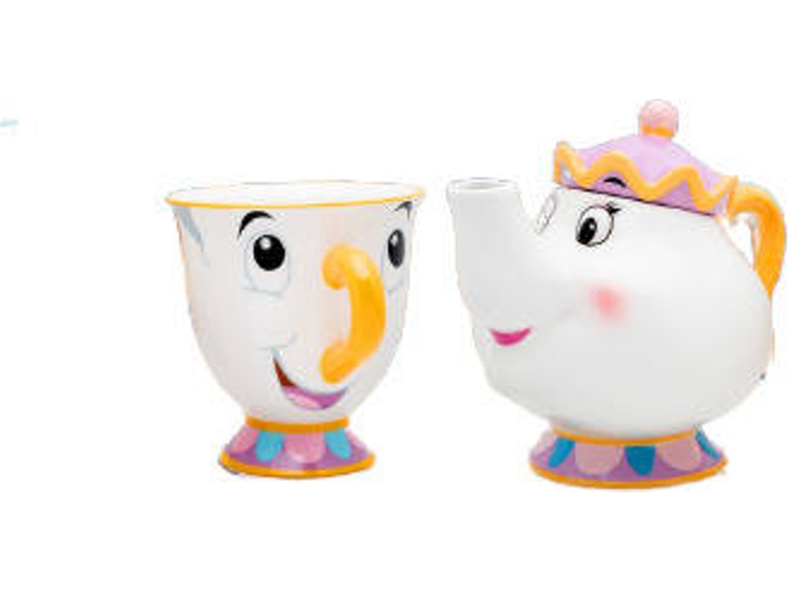 Gift Set Taza y Tetera PALADONE Chip Mug y Mrs Potts La Bella y la