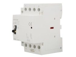 Contactor De Ca De 4 Polos, 63 A, 50 Hz Con Interruptor Manual Para Riel Din Residencial