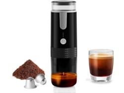 Cafetera portátil compatible con cápsulas K-Cup y café molido Siurn
