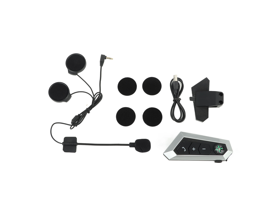 Omni-auriculares Bluetooth Para Moto Ipx6 Impermeables Recargables Reducción De Ruido Intercomunicador Para Casco De Moto