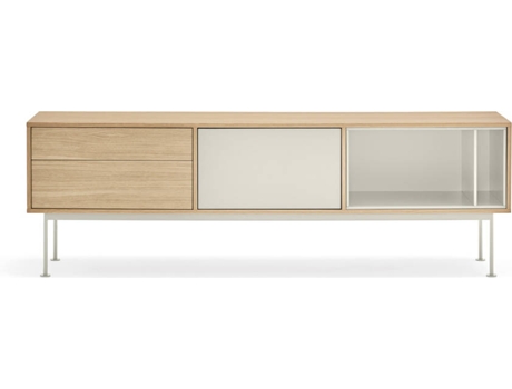 Mueble TV BAZAR MONDIALE Yoko (Crema - MDF - 180x40x58 cm)