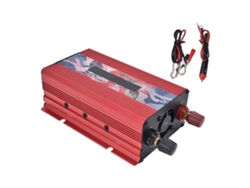 Rebe-convertidor De Energía Inteligente 300w De Aluminio Dc12v A Ac220v Con Pantalla Inversor De Potencia Rouge