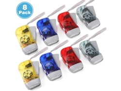 Juego De Linternas Led De Manivela - Recargables, Con Generador Incorporado - Linterna De Cuerda Manual - Sin Pilas - Paquete De 8