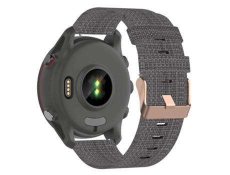 Correa de nailon 20mm con hebilla para Garmin Venu Sq/Venu 2 Plus/Huawei Watch GT 2 42mm/GT 3 Pro 43mm - gris oscuro