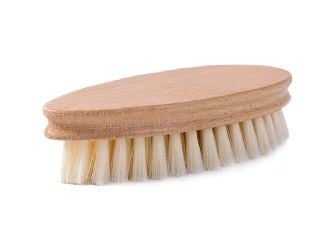 Cepillo De Madera Linjou Con Cerdas Suaves, Herramienta De Limpieza Para Ropa, Zapatos Y Suelos.