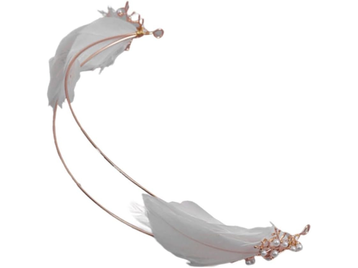 Diadema Exquisita Con Ramas - Tocado Artificial Para Mujer, Ideal Para Bodas, Fiestas Y Más.
