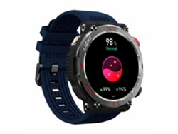 Relógio Inteligente Lokmat Zeus 5 Pro Bluetooth Monitor Saúde Fitness Resistente À Água Azul Marinho