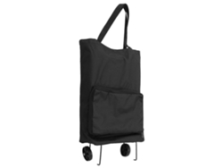 Bolsa de compras con ruedas: Bolsa de compras ligera con ruedas y asa, plegable y portátil, bolsa de almacenamiento reutilizable, GOKOCO