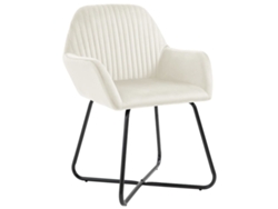 Sillas de Comedor 6 Piezas Terciopelo Color Crema MAISON EXCLUSIVE