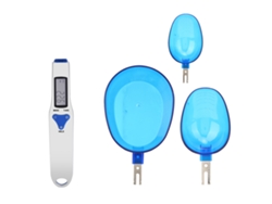 Balanza De Cocina Digital Portátil Con Pantalla Lcd, Capacidad De 500 G/0,1 G, Con 3 Cucharas Medidoras (una Cuchara).