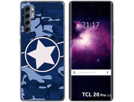 Carcasa TCL 20 Pro 5G TUMUNDOSMARTPHONE Camuflaje 03 Multicolor