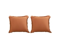Funda De Almohada De Gamuza Con Borlas, 45,7 X 45,7 Cm
