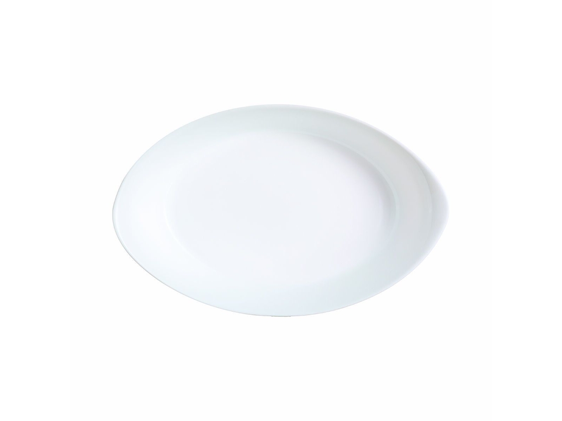 Fuente Para Horno Luminarc Smart Cuisine Ovalada Blanco Vidrio (21 X 13 Cm)