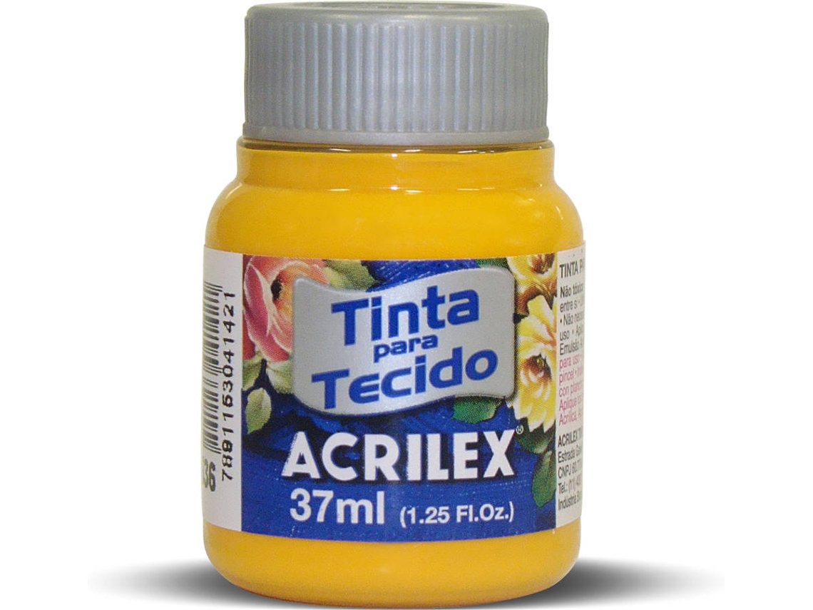 Tinta de Tela Mate Acrilex Amarillo Cadmio (04140/536 37ml)