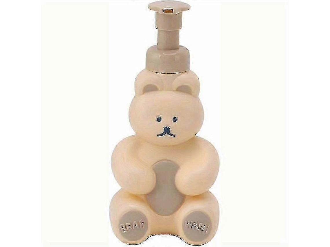 Dispensador de jabón con forma de oso, dispensador de espuma, bonito envase para champú, 500 ml Rosewell