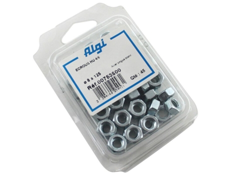 Blister de 45 tuercas hexagonales ALGI