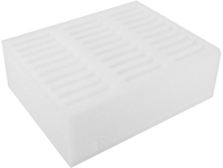 Caja Organizadora Multifuncional De Espuma Blanca Para Teléfono Con 30 Compartimentos.