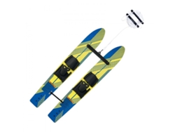 Esquí acuático para principiantes Tekmaquinas de 116 cm con fijaciones ajustables