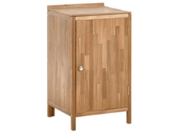 Armario de cocina exterior de madera de acacia Beliani Venosa, marrón, 50 x 50 x 90 cm