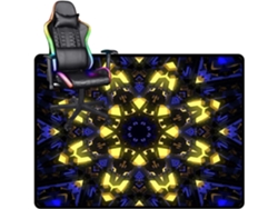 Tapete Cadeira Gamer Piso Escritório Antiderrapante Lavável Resistente Pisos Duros, Proteção Do