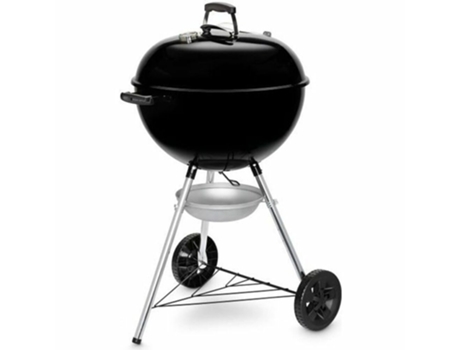 Barbacoa de Carbón con Tapa y Ruedas WEBER Original E-5710 Negro