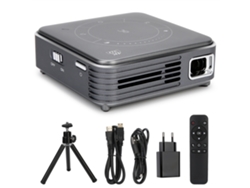 Proyector de bolsillo con decodificación 4k y reproducción multimedia