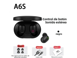 (negro) Auriculares Inalámbricos Bluetooth 5.0 Con Cancelación De Ruido, Controles Táctiles Hif Estéreo Deportivos.