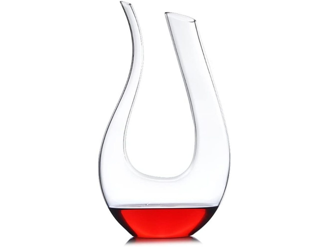 Elegante decantador de cristal, atractiva copa de vidrio sin plomo para mejorar la aireación del vino, regalo ideal para ocasiones especiales Kofihety