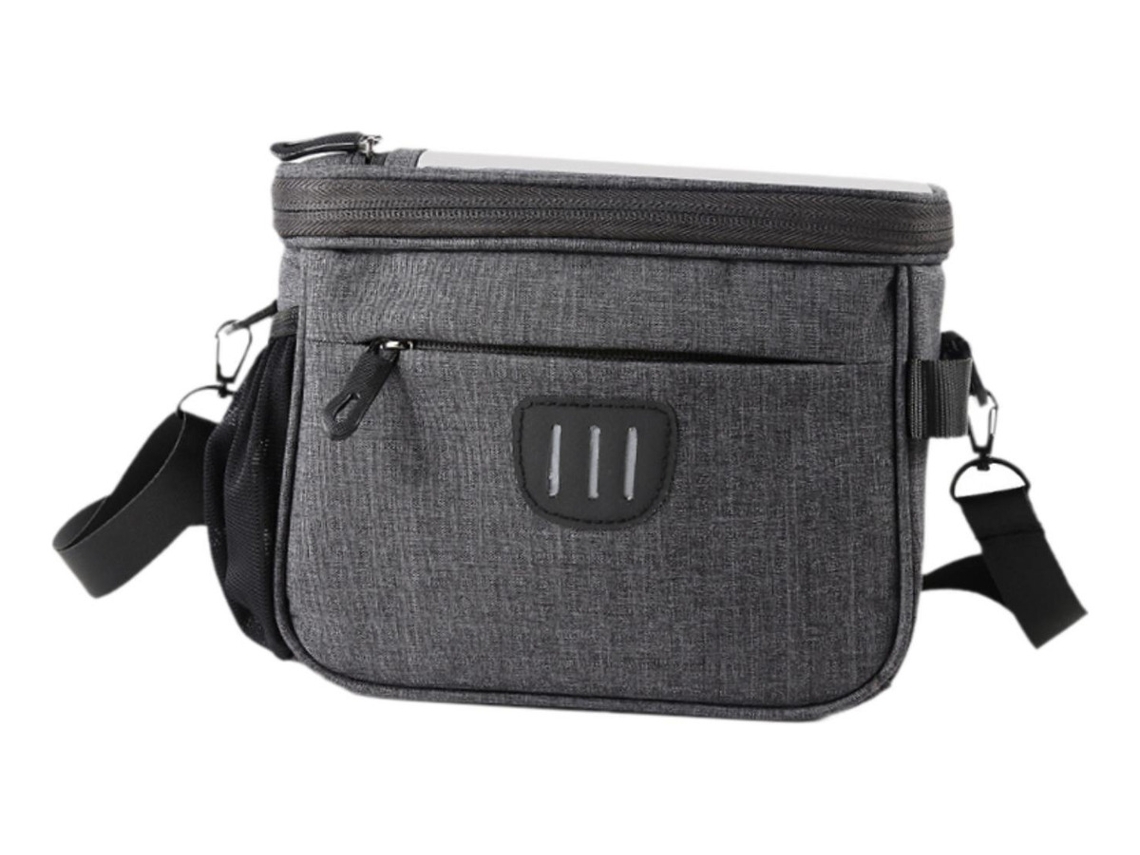 Bolsa para manillar de bicicleta, bandolera, soportes Slowmoose